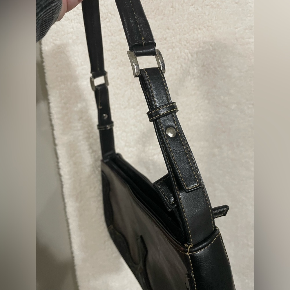 Faux leather purse